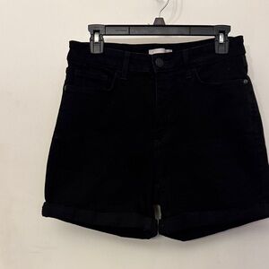 LC Lauren Conrad Black Jean Shorts